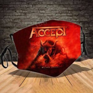 Accept Blind Rage Album Face Mask