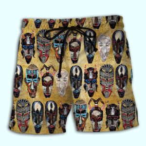 Africa mark Hawaiian Shirt, Beach Shorts