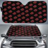 Ace On Fire Car Auto Sunshade One Piece Anime Fan