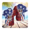 Wisconsin Badgers Coconut Aloha Hawaiian Shirt, Beach Shorts Custom Name For Men Women