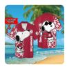 Alabama Crimson Tide American Flag Custom Name Men Women Hawaii Shirt Summer Button Up Shirt For Men Women