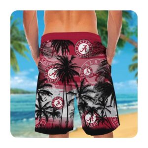 Alabama Crimson Tide Coconut Autumn Short Sleeve Button Up Tropical Aloha Hawaiian Shirts For Men And Women