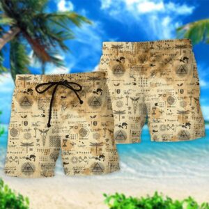 Alchemy Egypt amazing Hawaiian Shirt, Beach Shorts