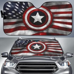 Amarican Flag 3d Car Auto Sunshade Amarican Flag 3d Car Auto Sunshade