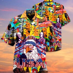 America Proud Forever Hawaiian Shirt, Beach Shorts