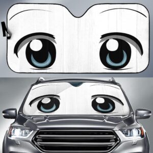 Anime Funny Eyes Car Auto Sunshade Anime Funny Eyes Car Auto Sunshade