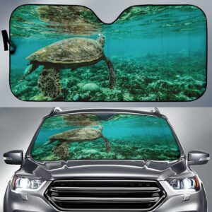 Aquatic Corals Car Auto Sunshade Aquatic Corals Car Auto Sunshade