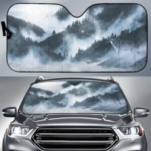 Arctic Wolf Car Auto Sunshade Arctic Wolf Car Auto Sunshade
