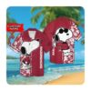 Arkansas Razorbacks American Flag Custom Name Men Women Hawaii Shirt Summer Button Up Shirt For Men Women