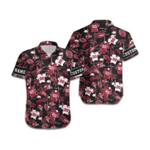 Arkansas Razorbacks Custom Name And Number Personalized Hawaii Shirt Summer Button Up Shirt For Men Women