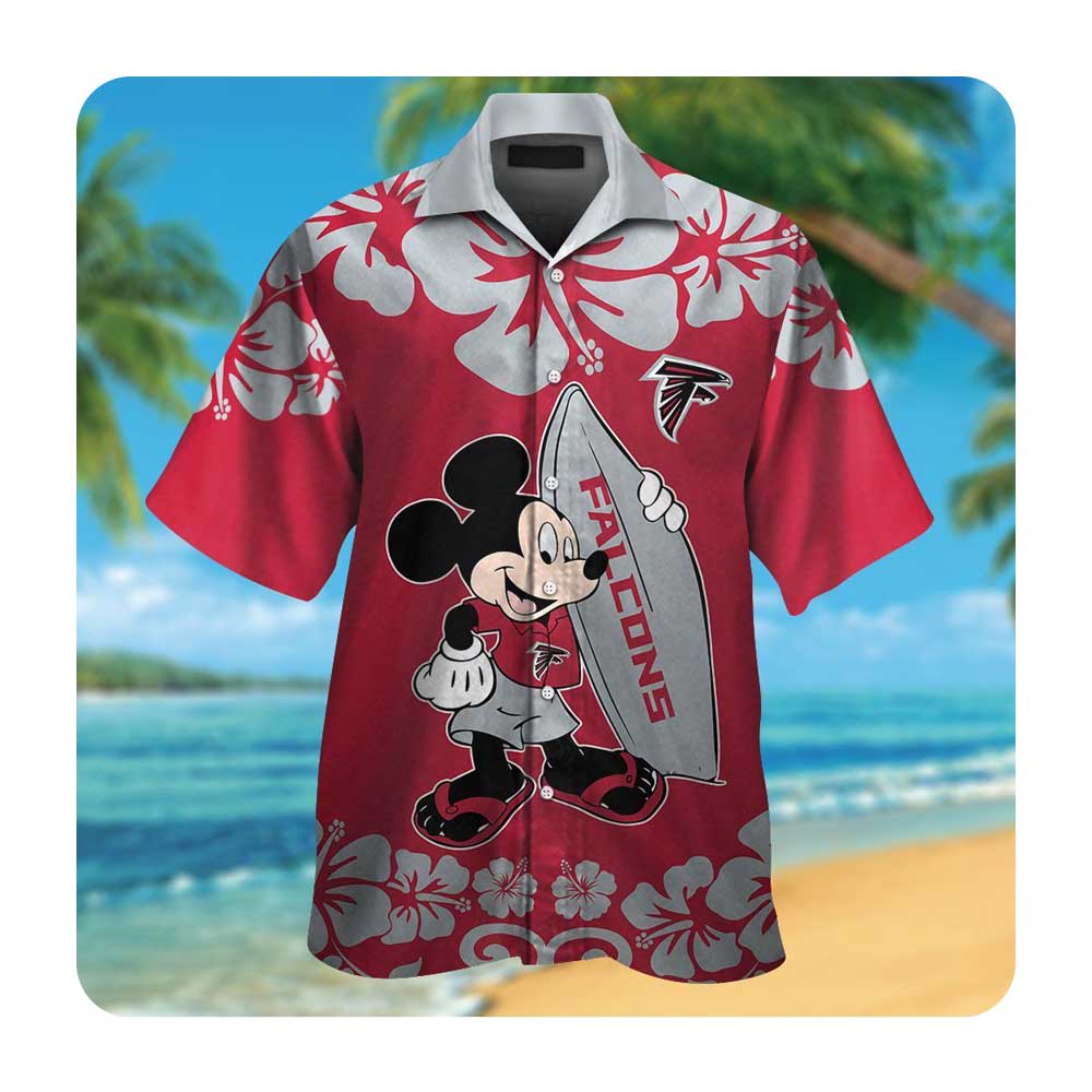 Atlanta Falcons And Mickey Mouse Hawaii Shirt Summer Button Up Shirt For Men Women Atlanta Falcons And Mickey Mouse Hawaii Shirt Summer Button Up Shirt For Men Women