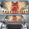 Attack On Titans Fight Car Auto Sunshade