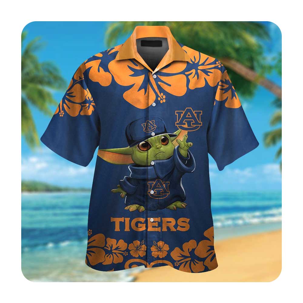 Auburn Tigers Baby Yoda Hawaii Shirt Summer Button Up Shirt For Men Women Auburn Tigers Baby Yoda Hawaii Shirt Summer Button Up Shirt For Men Women