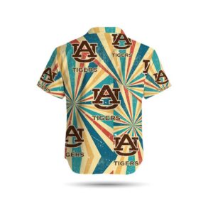 Auburn Tigers Retro Vintage Style Hawaii Shirt Summer Button Up Shirt For Men Women
