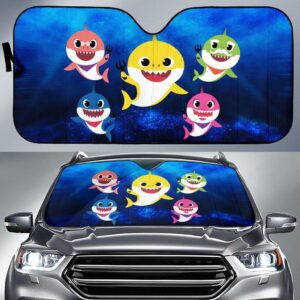 Baby Shark Car Auto Sunshade