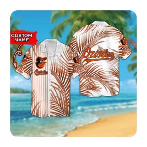Baltimore Orioles Custom Name Hawaii Shirt Summer Button Up Shirt For Men Women Baltimore Orioles Custom Name Hawaii Shirt Summer Button Up Shirt For Men Women
