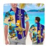 Baltimore Ravens Simpsons Custom Name Hawaii Shirt Summer Button Up Shirt For Men Women