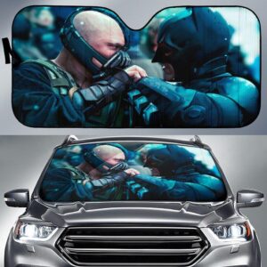 Batmans And Bane Car Auto Sunshade Movie Fan Gift