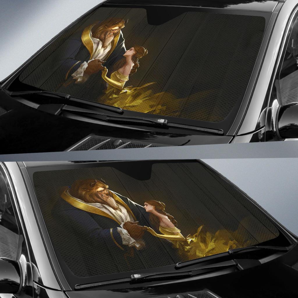 Beauty And The Beast Car Sun shade Beauty And The Beast Car Sun shade