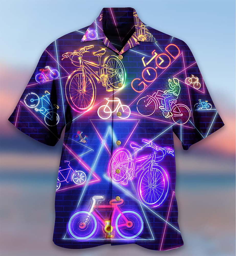 Bicycle Life Is Good Hawaiian Shirt, Beach Shorts Bicycle Life Is Good Hawaiian Shirt, Beach Shorts
