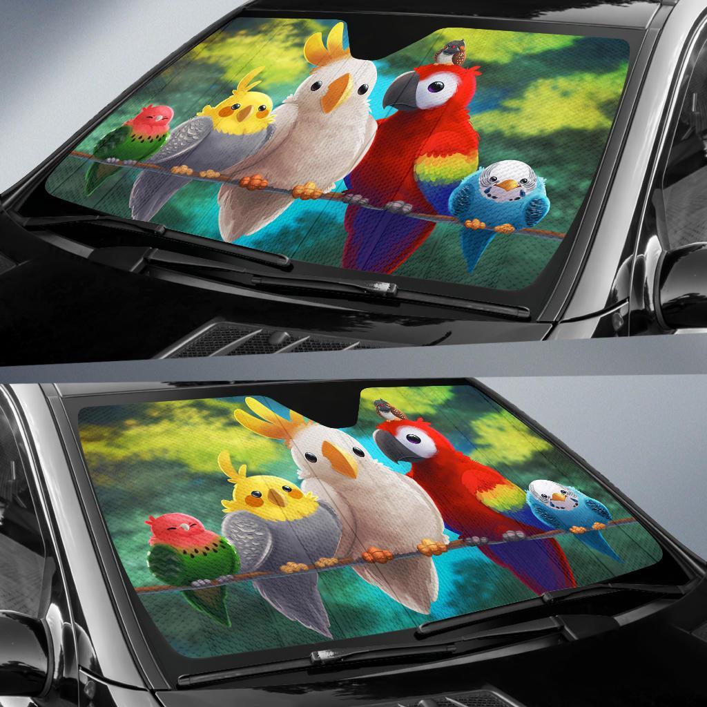 Birds Car Auto Sunshade Birds Car Auto Sunshade