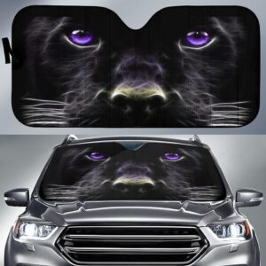 Black Panther Face Car Auto Sunshade