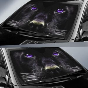 Black Panther Face Car Sun Shades 1 39.99
