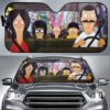 Black Widow Art Car Auto Sunshade Marvel Movie Fan Gift