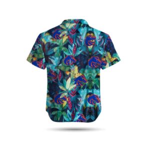 Boise State Broncos Floral Tropical Men Women Hawaii Shirt Summer Button Up Shirt For Men Women