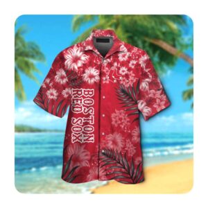 Boston Red Sox Hawaii Shirt Summer Button Up Shirt For Men Women Shirt MLB