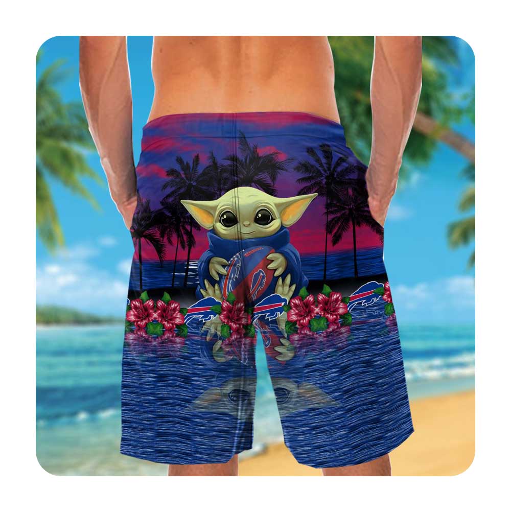 Buffalo Bills And Baby Yoda Hawaii Shirt Summer Button Up Shirt For Men Women Buffalo Bills And Baby Yoda Hawaii Shirt Summer Button Up Shirt For Men Women