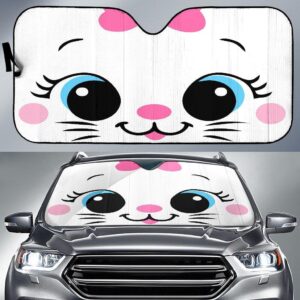 Cat Face Car Auto Sunshade