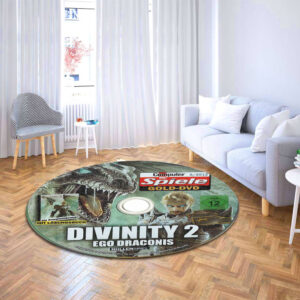 Divinity II Ego Draconis Disc Round Rug Carpet