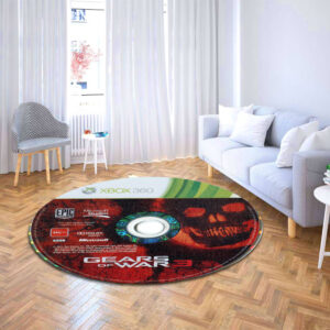 Gears of War 3 Round Rug Carpet