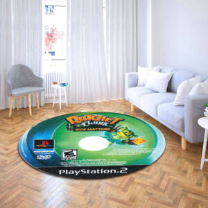 Ratchet and Clank Size Matters Disc Round Rug Carpet