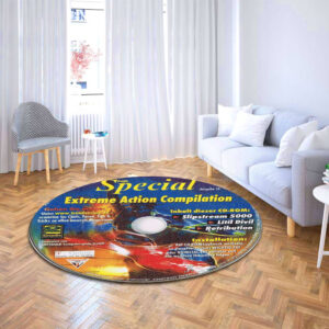 Special Extreme Action Compilation Slipstream 5000 Disc Round Rug Carpet