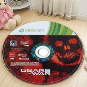 Circle Rug Carpet Gears of War 3 Round Rug Carpet