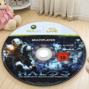 Halo 3 ODST Xbox 360 Disc Round Rug Carpet