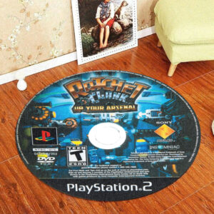 Ratchet Clank Up Your Arsenal Disc Round Rug Carpet