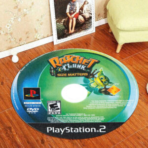 Circle Rug Ratchet and Clank Size Matters Disc Round Rug Carpet