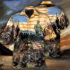Camera Independence Day Hawaiian Shirt, Beach Shorts