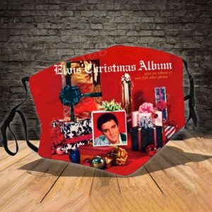 Elvis Christmas Album Face Mask
