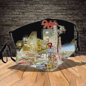 Foghat Boogie Motel Album Face Mask