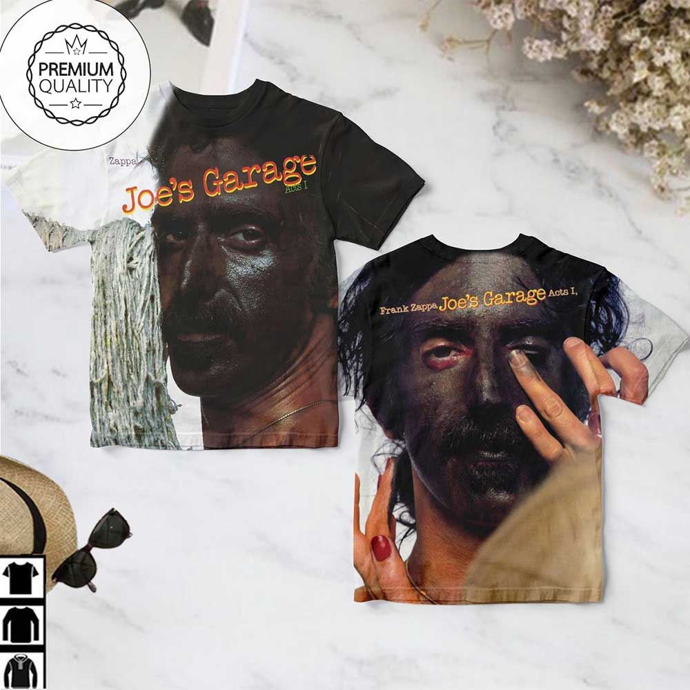 Frank Zappa Joe?s Garage Album AOP T-Shirt Frank Zappa Joe?s Garage Album AOP T-Shirt