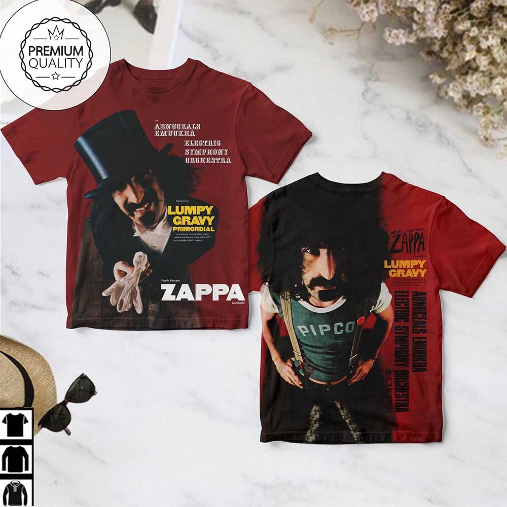 Frank Zappa Lumpy Gravy Album AOP T-Shirt Frank Zappa Lumpy Gravy Album AOP T-Shirt
