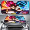 Goku Vs Broly Car Auto Sunshade