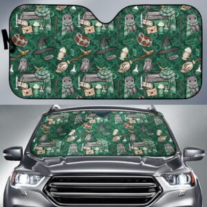 Harry Potter Green Car Auto Sunshade