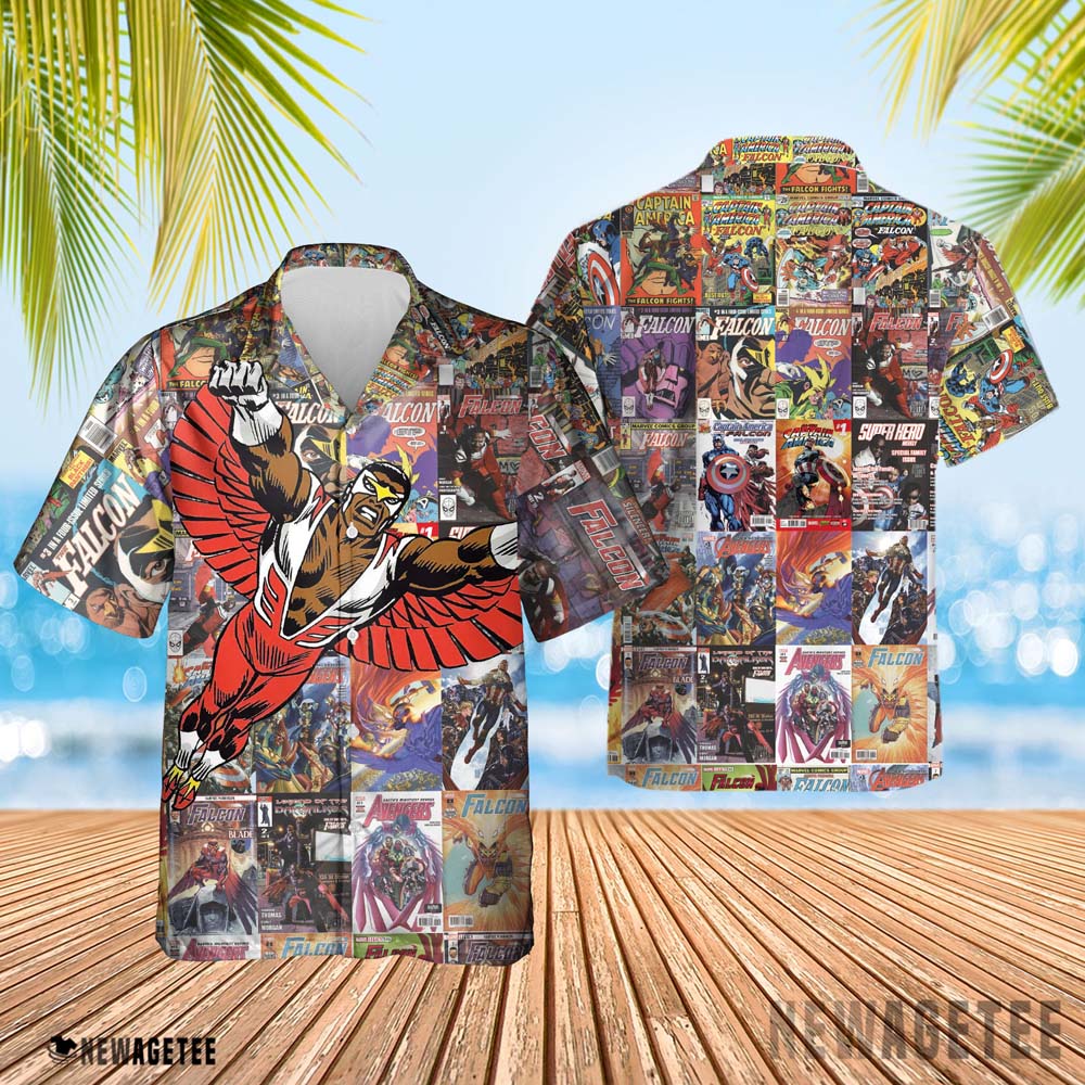 Falcon Marvel Captain America Avengers Super Hero Hawaiian Shirt, Beach Shorts Falcon Marvel Captain America Avengers Super Hero Hawaiian Shirt, Beach Shorts