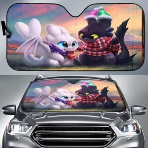 How To Train Your Dragon Love Car Auto Sunshade