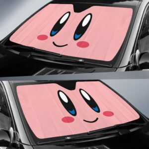 Kirby Face Car Auto Sunshade